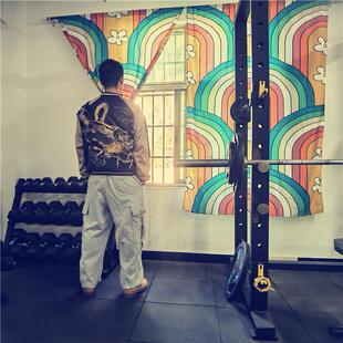 出口雅玛讯品质简易出租房学生厂房宿舍波西米亚清晰彩印窗帘C320