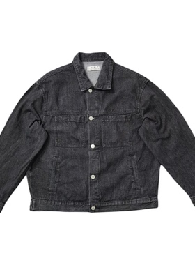 白菜清仓春款棉质重水洗旧感翻领短装显瘦牛仔夹克外套Y628包邮男