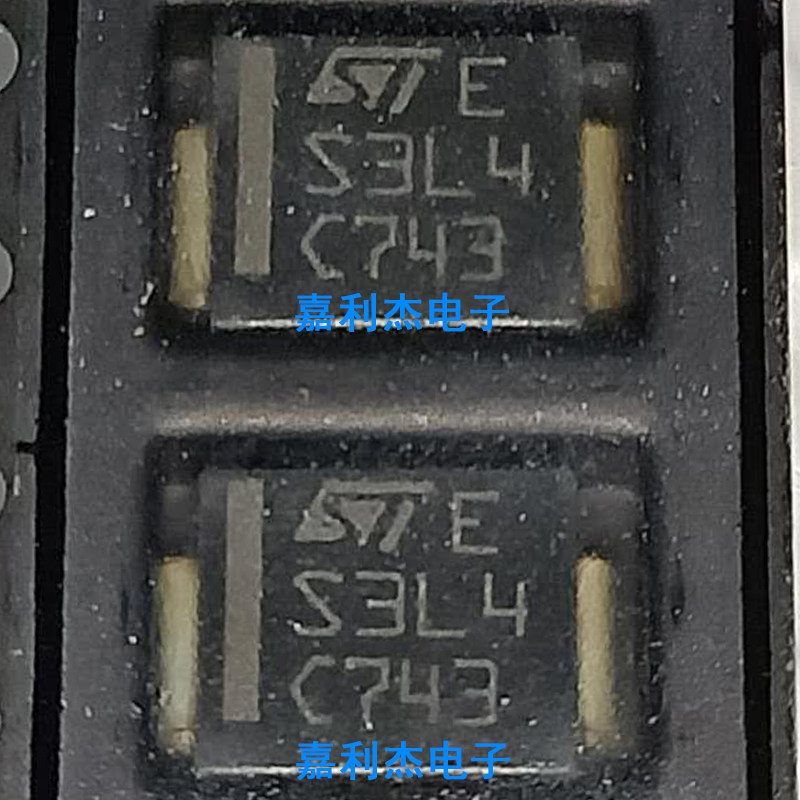 进口STPS3L40S丝印S3L4 肖特基二级管原装40V 3A二极管封装SMC