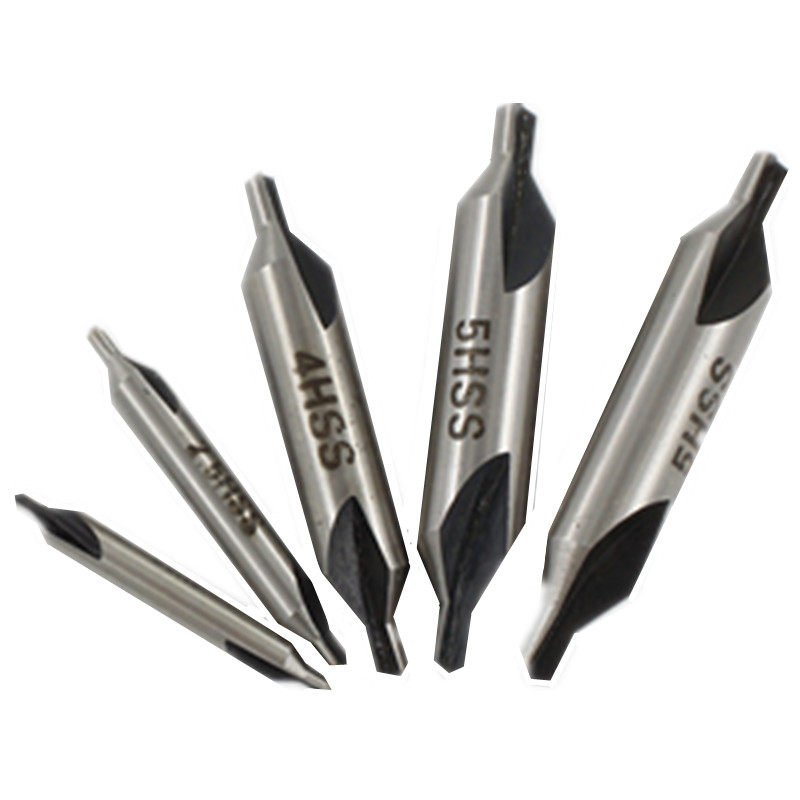 上海不带护锥复合中心钻60度 高速钢hss 1.0-6.0mm 品质