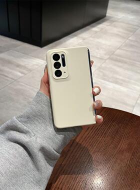 适用OPPOFindN手机壳折叠屏新款oppo find n保护壳高级女款findn简约磨砂超薄全包防摔外壳个性手机套男