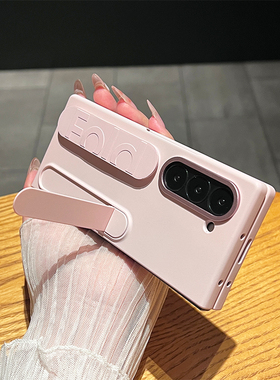 三星zfold6手机壳防摔超薄手持腕带Galaxy ZFold6新款保护套壳膜一体Fold6折叠屏外壳个性创意支架5G男女适用