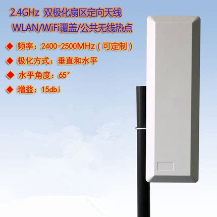 2.4G-2.5G15db扇区板状定向天线