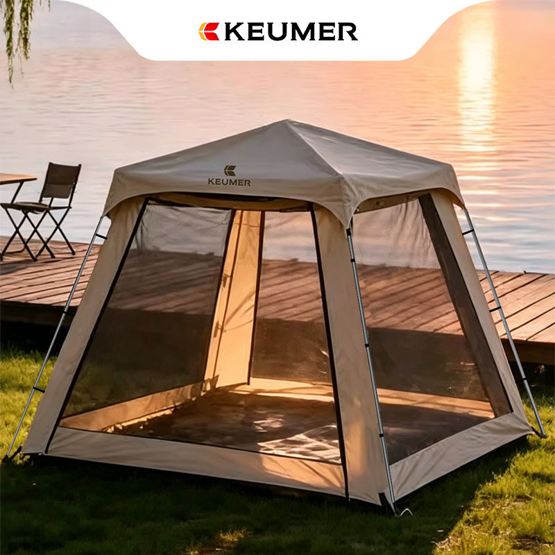 广杰全自动户外帐篷网纱防蚊虫双层防雨防晒凉棚露营过夜夏季蚊帐