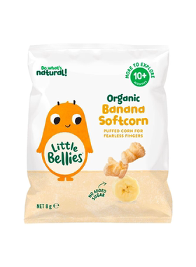 Little Bellies - 有机非油炸婴儿香蕉脆粒 （10个月或以上）