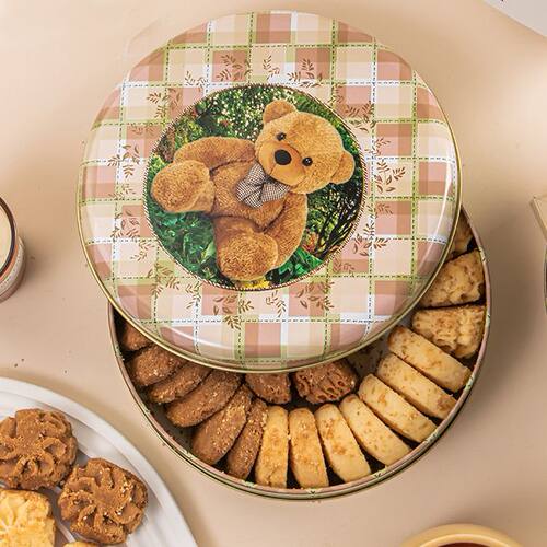 JiniBakery Cookies热卖四味曲奇320g曲奇饼干开袋即食下午茶点心