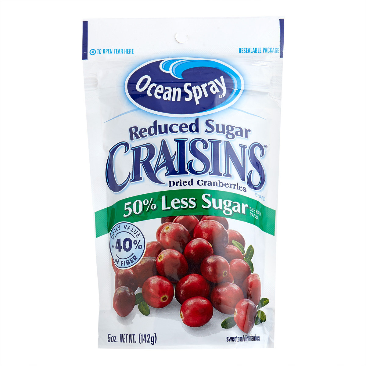 Ocean Spray 红莓果干原味减糖高纤142g果蔬干袋装开袋即食包装版