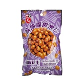 霹雳园果仁 94G袋装 鱼皮花生 办公室休闲小零食品 香脆可口 华园