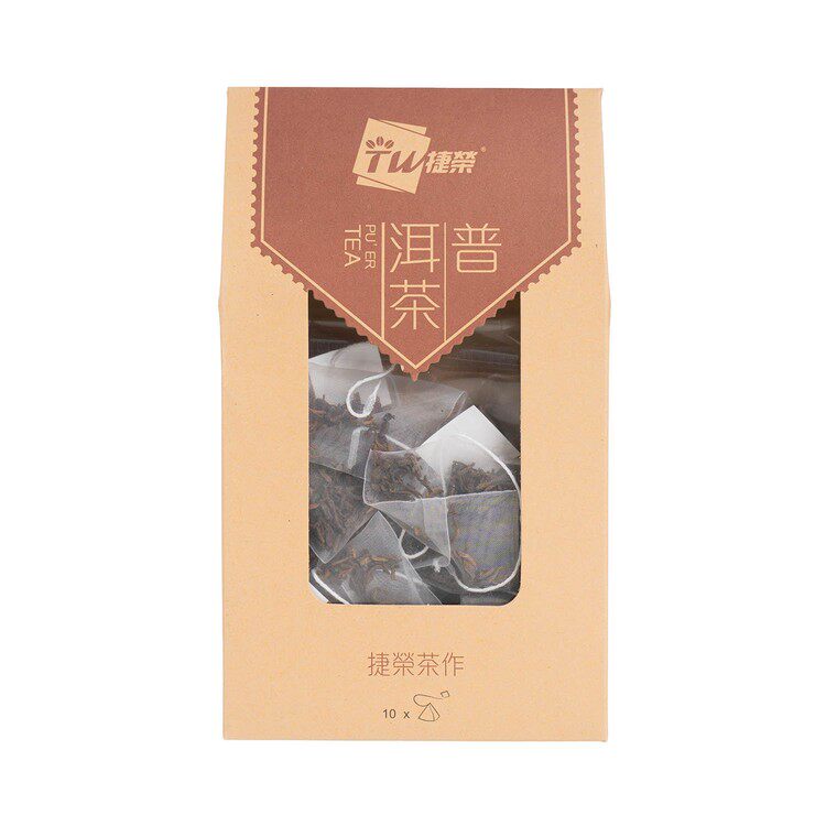 捷荣茶包 - 云南原叶普洱 2.5GX10袋精滋味醇厚回甘茶性温和适中