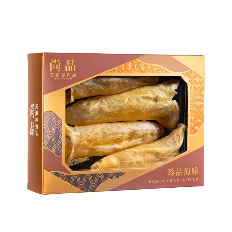 尚品皇牌花胶筒4-5只盒装85克色泽黄净清水滑溜口感软滑容易浸发