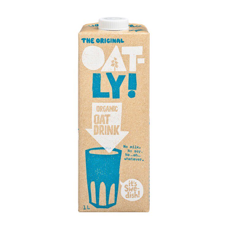 瑞典OATLY有机燕麦奶牛奶代替品适用于早餐麦皮 粥品烹调及烘焙1L