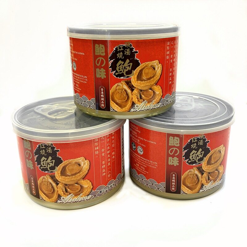 出口装 鲍之味红烧鲍鱼罐头4-5只160G海鲜汁捞饭佛跳墙加热即食版