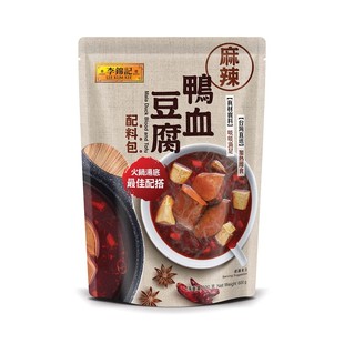 特选台湾李锦记麻辣鸭血豆腐配料包600G加热即食火锅麻辣烫好食材