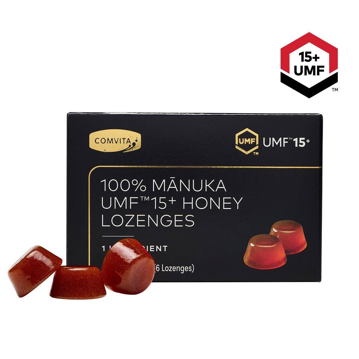 康维他 香港进口版特强纯UMF15+麦芦卡蜂蜜糖6粒传统清凉糖果硬糖