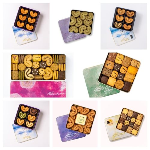 香港特产曲奇四重奏Cookies Quartet 曲奇蝴蝶酥多味经典礼盒零食