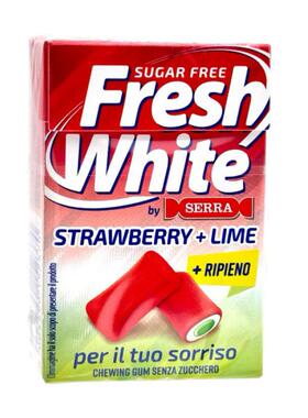 SERRA - 意大利无糖士多啤梨青柠口香糖 29g x1