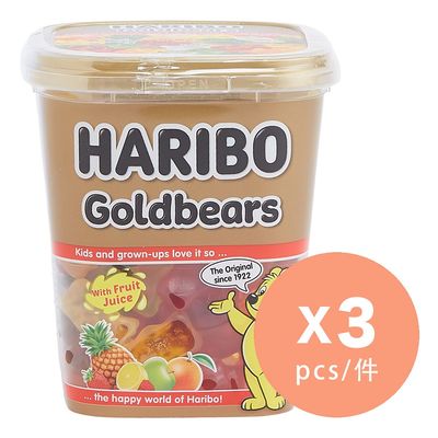 哈瑞宝金熊杂果橡皮糖杯装