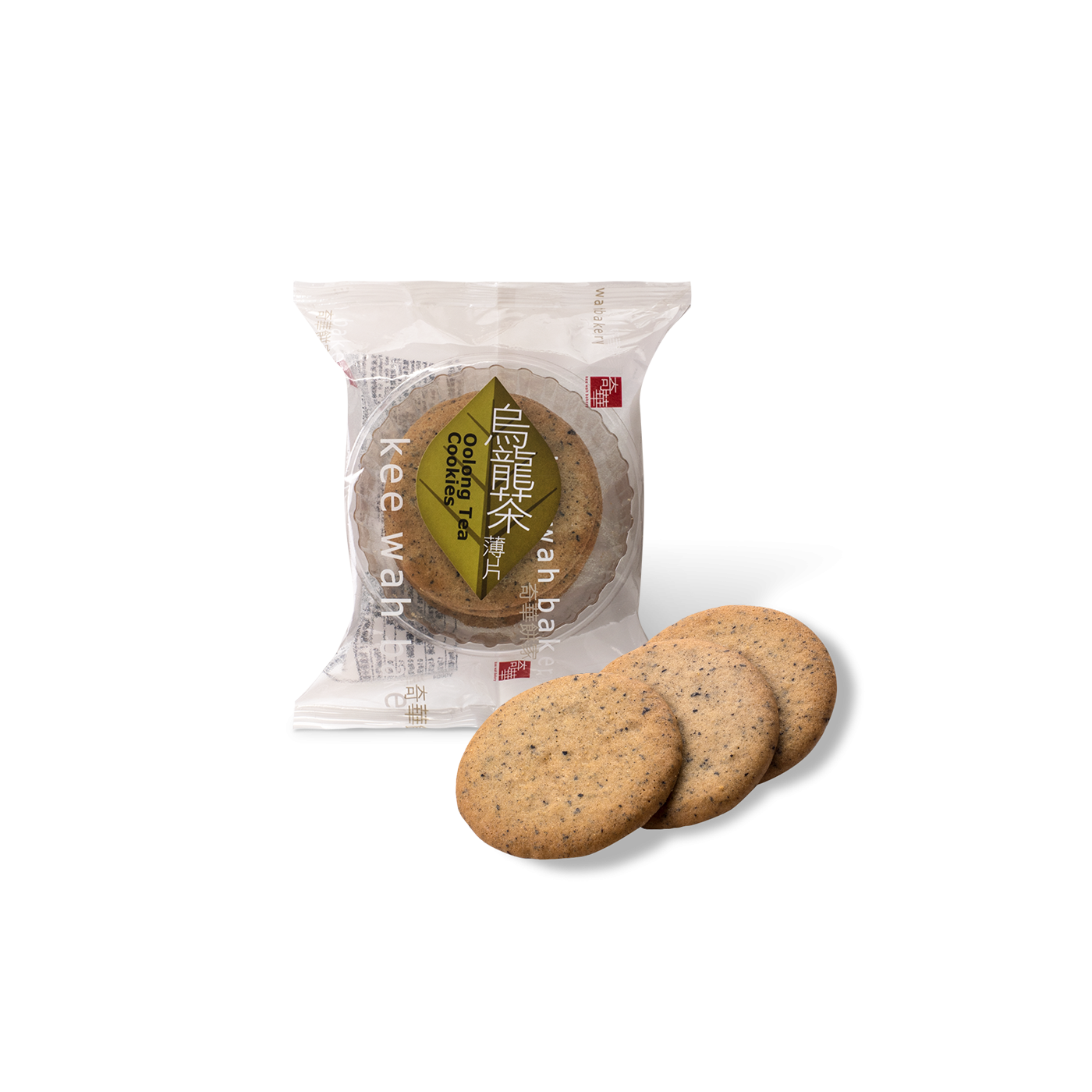 香港进口奇华饼家乌龙茶薄片8件松脆可口传统糕点酥脆伴手礼零食