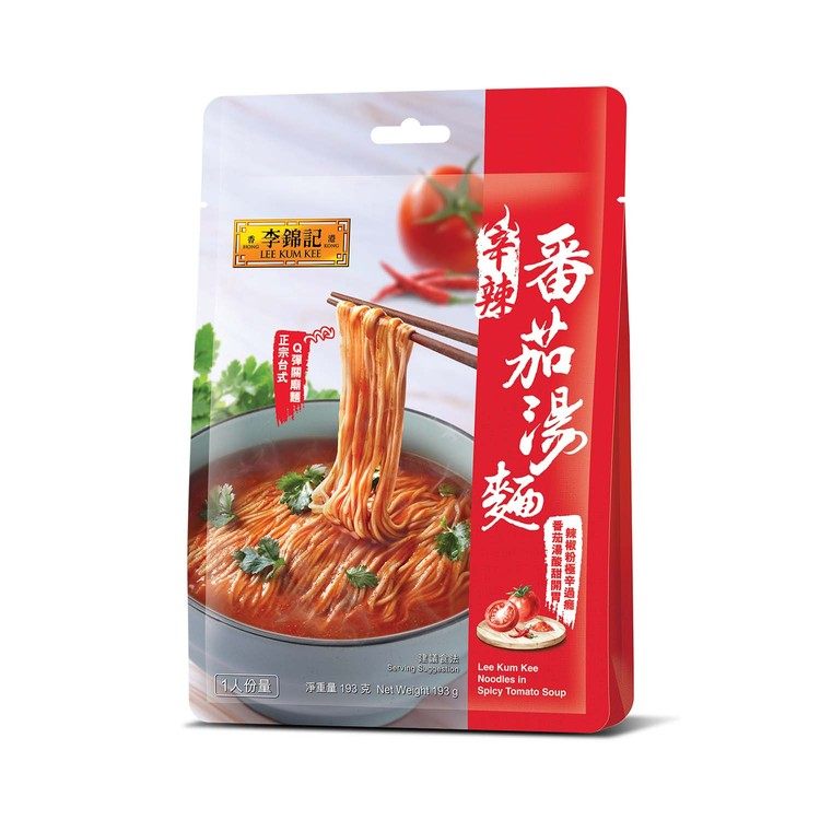 李锦记辛辣番茄汤面一人份早餐