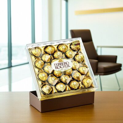 香港费列罗圣诞礼盒24粒装榛果威化巧克力礼盒装节日礼物送礼