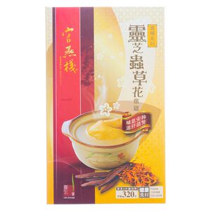 特选官燕栈 时令炖汤-灵芝虫草花炖鸡320G盒装·熬汤煲汤营养食材