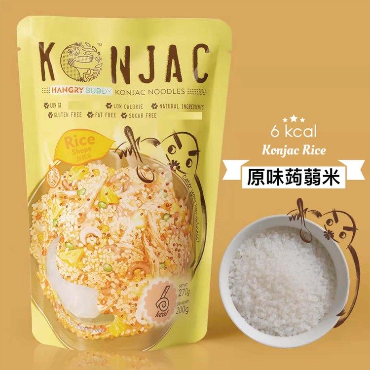 HangryBuddy原味蒟蒻米速食米饭