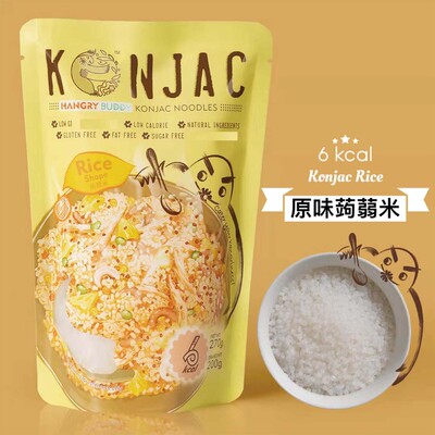 HangryBuddy原味蒟蒻米速食米饭