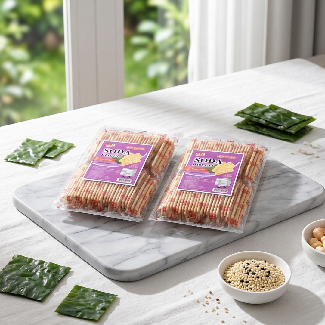 GEL 紫菜梳打饼540gx2苏打饼干开袋即食零食饼干休闲小吃小吃食品
