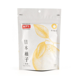 马百良 日本柚子软糖 酸酸甜甜 生津止渴 解腻神器 口气清新 54G
