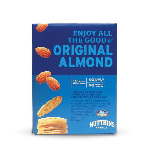 NUT-THINS杏仁薄脆原味120.5克薄脆饼干进口休闲零食苏打饼干进口