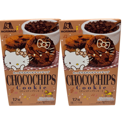 森永 - 日本森永碎朱古力曲奇2盒包装图案随机发货