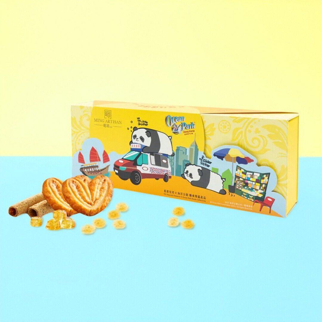 皇玥熊猫精选礼盒爬走香港原味蝴蝶酥伯爵茶蜂巢蛋卷白花蜂蜜糖,零食/坚果/特产,蝴蝶酥,淘宝优惠券,粉丝福利购,淘宝优惠卷