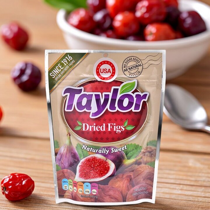 泰勒牌无花果干190克零食小吃休闲零食纯天然无添加果干即食袋装