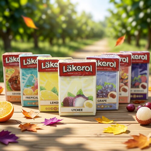 王牌对王牌佟丽娅Lakerol意大利乐奇乐水果汁多味橡皮糖软糖糖果