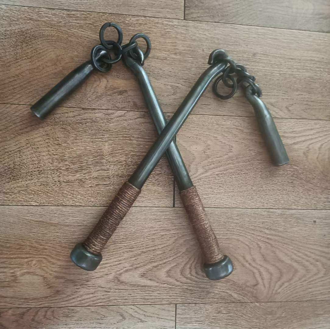 武术器械---铁梢子 手梢子 梢子棍 两节棍 小梢子 小梿枷