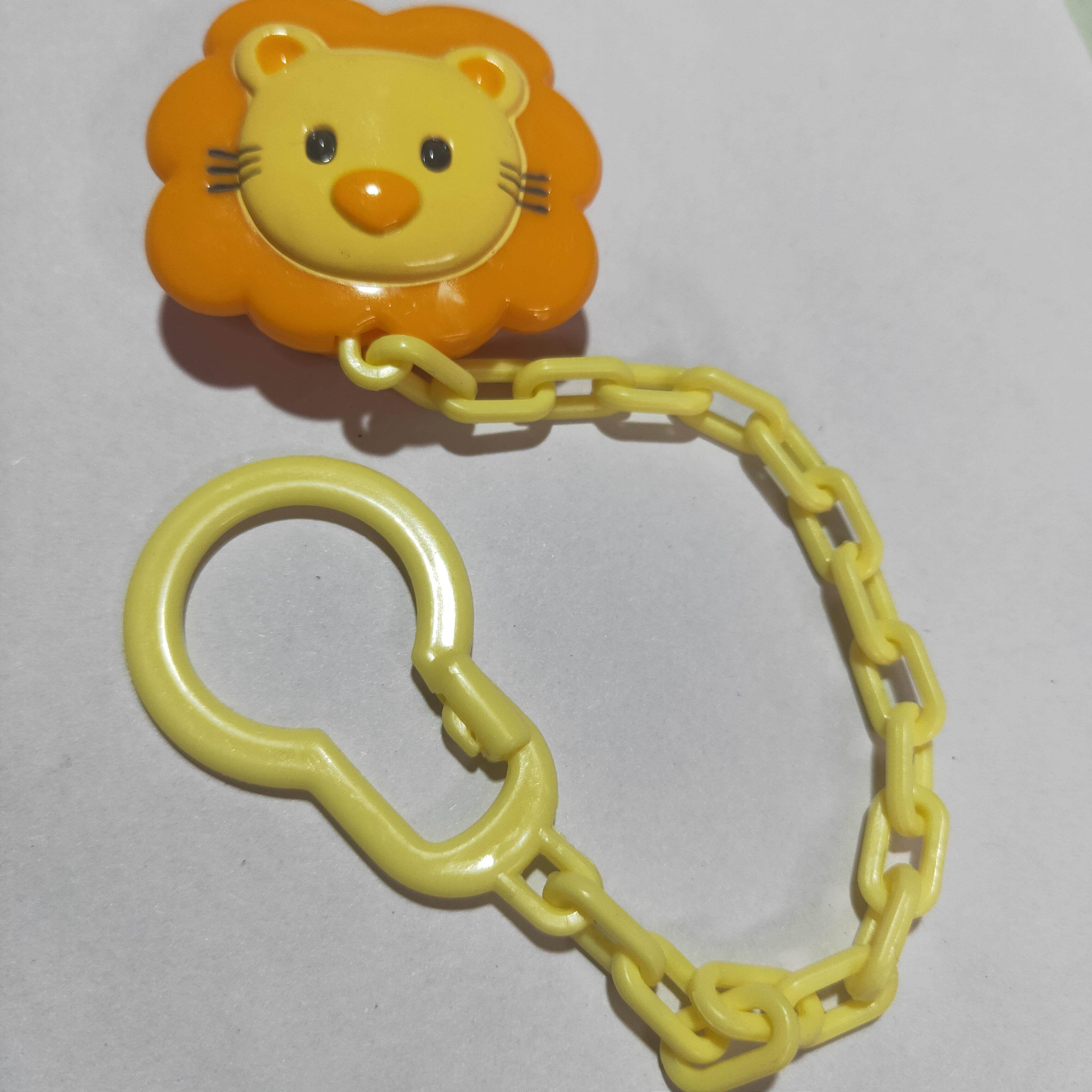 卡通牙胶小狮王辛巴安抚奶嘴链