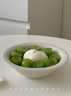 takemehome乳白酸奶麦片碗一人食brunch碗家用六寸碗个人专用精致