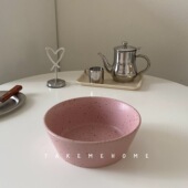 ins韩风泼墨陶瓷麦片碗酸奶碗可爱饭碗汤碗高颜值6寸碗优格燕麦碗