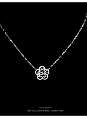 花CH项链女款轻奢小众高级2024新款爆款锁骨链颈链配饰