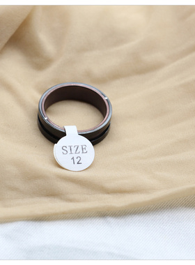 神秘黑戒指男女简约时尚个性ins潮钛钢不掉色尾戒食指环戒圈轻奢