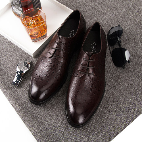 商务正装皮鞋Satchi/沙驰