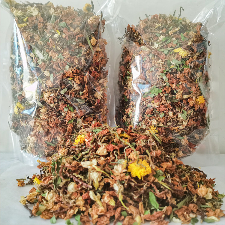 广西特产清火益肝茶菊花罗汉果花鸡骨草茉莉花溪黄草金龙茶三和茶
