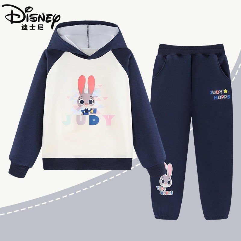 迪士尼疯狂动物城女童卫衣套装长裤洋气新款休闲两件套大童运动装,童装/婴儿装/亲子装,儿童运动套装,淘宝优惠券,粉丝福利购,淘宝优惠卷