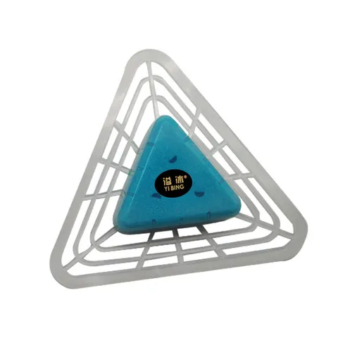 清新三角块过滤柠檬男芳香片块除臭防堵香块除臭溢冰尿斗小便池