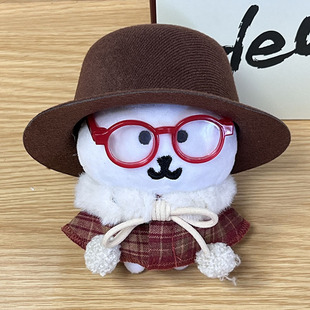 现货13cm自嘲熊娃衣10cm棉花娃娃衣服卡通系列可爱玩偶服换装 衣服