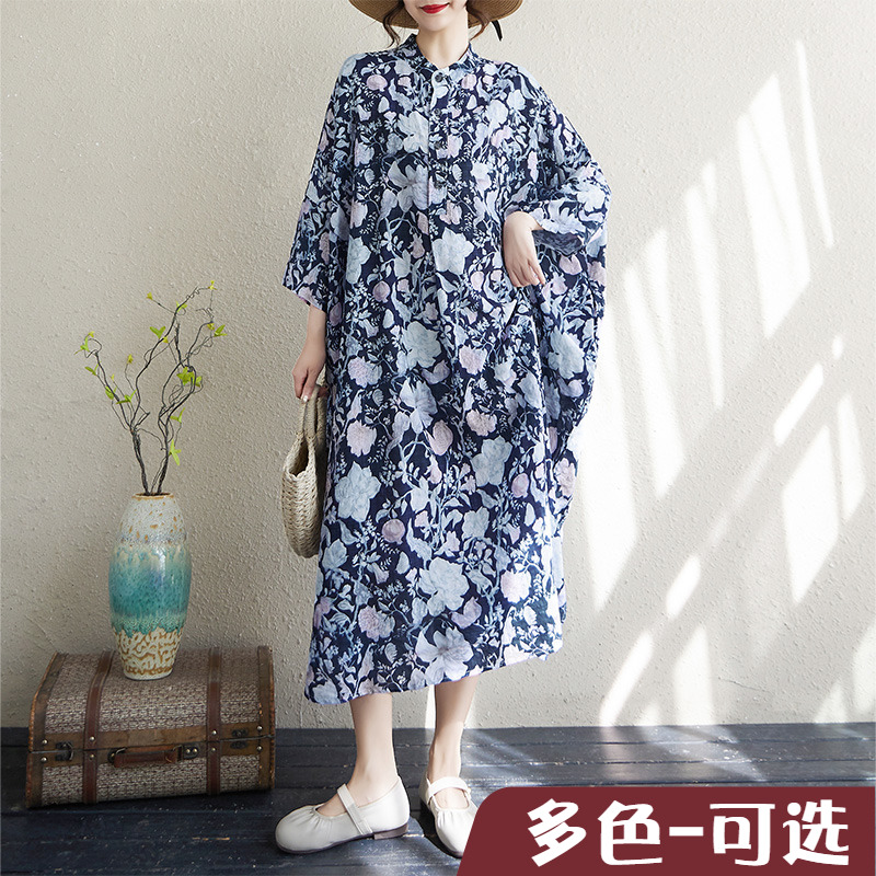 文艺时尚2025年夏季新款连衣裙