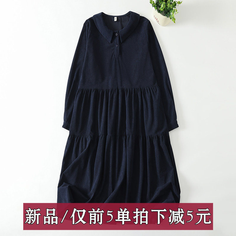 复古时尚2026年冬季新款连衣裙