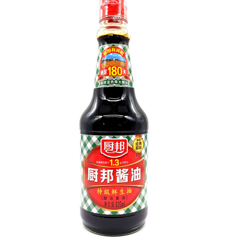 厨邦酱油特级鲜生抽经典鲜味酿造酱油厨房炒菜调味蘸酱凉拌820ml属于什么档次？
