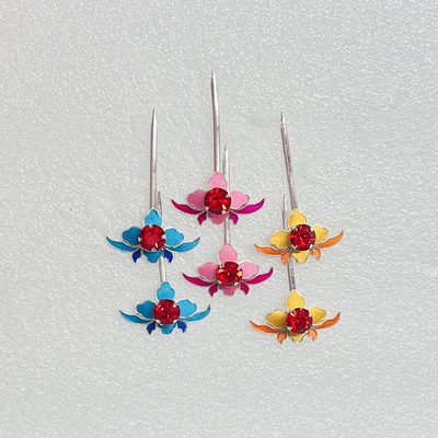 新款越剧头饰戏曲头饰黄梅戏花旦小姐丫环青衣百搭小花戏曲头面