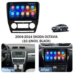 安卓大屏导航仪面框面板适用斯柯达SKODA明锐2009 OCTAVIA 2014